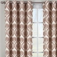 thumbnail image 2 of Modern Jacqueline Jacquard Drapes Grommet Top (Set of 2 Panels), 2 of 2