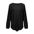 thumbnail image 6 of Women Blouse 3/4 Sleeve Petite, Work Out Shirts Gym Loose Pack Womens Workout Tops Loose Womens Tunic Tops Dressy Casual 3/4 Sleeve Evening Party Shirts White my orders, 6 of 6