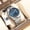 Silver Case Blue Surface Steel Belt, variant on Fashionable men's watch, waterproof, luminous, steel band, quartz movement, stylish business ultra-thin men's wristwatch