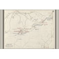 thumbnail image 1 of 24"x36" Gallery Poster, map of War of 1812 operations in the North, 1812-1814, 1 of 1