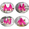 thumbnail image 4 of Dog Hammock Helper 2 in 1 Cat Towel Drying Towel Pet Bath Towel Microfiber Pet Grooming Hammock Restraint Bag for Bathing Washing Grooming Trimming Nail(Rosa),S, 4 of 7