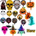 thumbnail image 2 of Nuevo Globo De Halloween Decoración De Calavera Alienígena Festival Fantasma Tema Fiesta Arreglo Película De Aluminio Juguete Infantil Dibujos Animados, 2 of 4