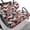 Red Black Camouflage, variant on Pzuqiu Chicken Floral 2-Piece Golf Cart Seat Cover Set | Breathable Washable Universal Protector for Most 2-Seater Golf Carts
