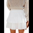 thumbnail image 3 of Falda Pantalón con Volantes y para Mujer, Estilo Casual, de Cintura Alta, Color , Talla S, 3 of 8