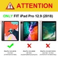 thumbnail image 2 of Fintie iPad Pro 12.9" (3rd Gen) 2018 Case Cover with Document Pocket/ Apple Pencil Holder, Black, 2 of 7