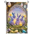 thumbnail image 3 of Garden Flag Holder Stand Garden Flags for All Seasons Dogs Table Runners 72 Inches Long Modern Outdoor Banner Stand Garden Flag Holder Stand with Solar Light Easter Garden Flag 12.5 X 18 Inch 2025, 3 of 4