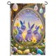 thumbnail image 2 of Bandera de jardín de Pascua 12,5 x 18 pulgadas 2025 Bandera de un solo tamaño Bandera motivacional de doble capa Cartel para piscina o jardín Decoración con banderas Bandera de Pascua, 2 of 4