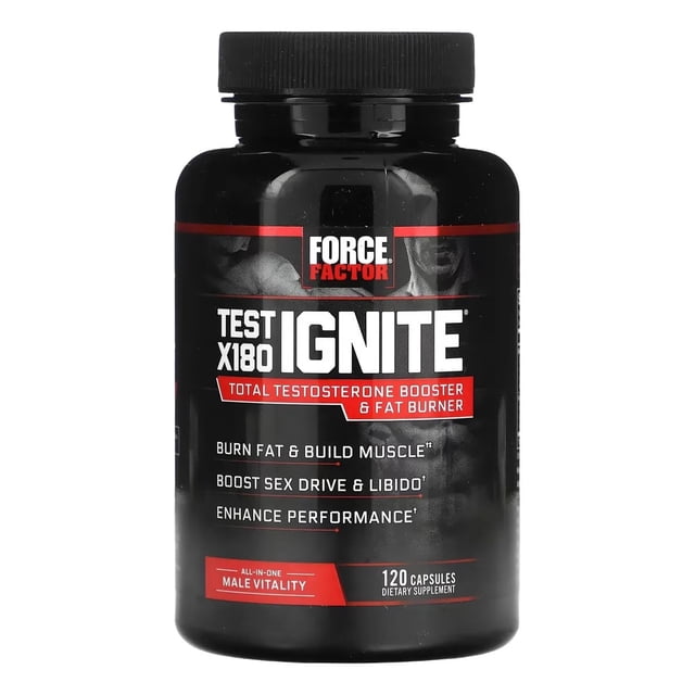 FORCE FACTOR | Test X180 Ignite | 120 caps