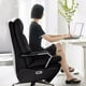 thumbnail image 4 of Ergonomic Chaise Office Chair Mobile Swivel Bedroom Recliner Office Chair Accent Lazy Work Cadeira Ergonomica Office Furniture My Lux Decor Round, 4 of 18