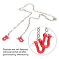 thumbnail image 2 of Garosa 1:10 Scale Metal Alloy Chain & Tow Shackles for RC Crawler SCX-10 D90 Truck Accessory, RC Crawler Chain, RC Crawler Accessory, 2 of 7
