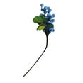 thumbnail image 1 of MLINS Artificial Lifelike Blueberries Fake Mini Berries Simulation Decorative Fruit Plants (Blue), 1 of 7