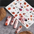 thumbnail image 3 of Adhesivo para uñas de Halloween Tnbuokas, 12 hojas, autoadhesivo 3D, 3 of 7