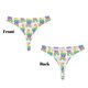 thumbnail image 3 of Balery Rainbow Llama Tangas de Algodón para Mujer con Estampado – Ropa Interior Sexy, Transpirable, G-string-XX-Large, 3 of 6