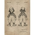 thumbnail image 2 of CAG 14x18 White Modern Wood Framed Museum Art Print Titled - Patent Document of a Doll, 2 of 4