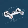 thumbnail image 3 of WinWay Easily installed Wall Mounted Chrome Finished Dual Control Shower Faucet,, 3 of 7