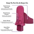 thumbnail image 4 of N'Ice Caps Kids Toddler Waterproof Thinsulate Mittens Winter Snow Insulated Easy-on Pink Female, 4 of 8