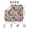 thumbnail image 4 of Pioneer Flower Floral Print Pattern Kitchen Dish Drying Mat 1 Pack, Ultra Absorbent Microfiber Drainer Mat, 16"x18", 4 of 6