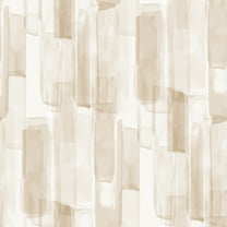 Mr. Kate Watercolor Glass Neutral Beige Peel and Stick Wallpaper