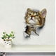 thumbnail image 1 of 5 pegatinas de pared 3D autoadhesivas para gatos, pegatinas de pared para niños, murales artísticos de vinilo extraíbles para sala de estar, habitaciones de bebés, dormitorios y baños, 1 of 5