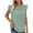 Green, variant on Chbgutlmr Womens Tank Tops Sleeveless Eyelet Crew Neck Ruffled Blouse Tops Casual Summer Dressy Shirts Tops
