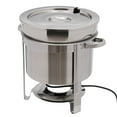 thumbnail image 5 of 11L Soup Chafing Dish Buffet Chafer Warmer Set W/ Lid Stainless Pot & Frame, 5 of 12