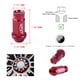thumbnail image 4 of Kenally 32 unids/set tuerca de rueda de coche desmontable Universal modificado elegante vehículo automotriz pernos accesorios de pieza Vehículos, repuestos y accesorios Mis Rojo M12x1.25, 4 of 6