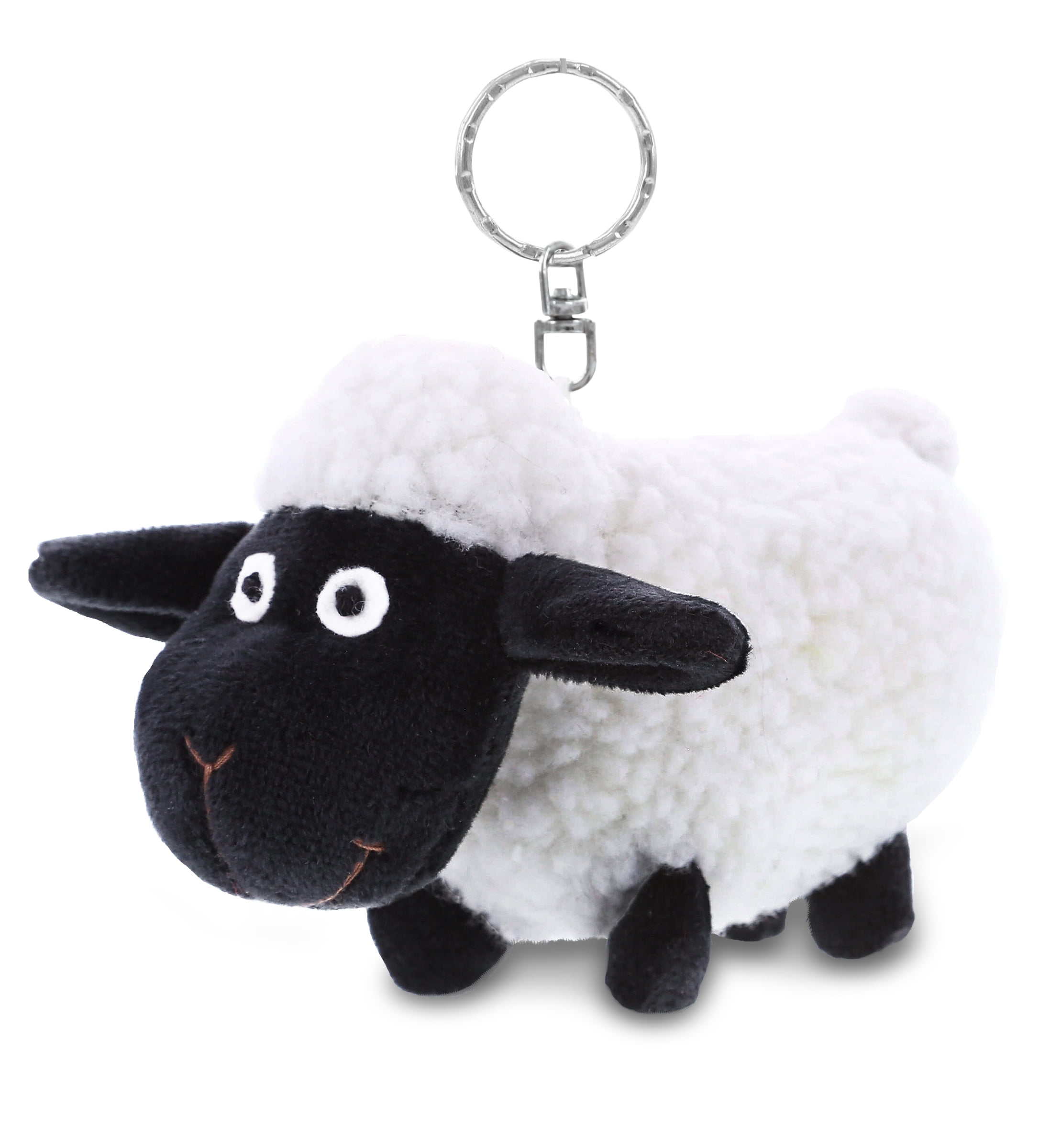 Dollibu Black Nose Sheep Plush Keychain Stuffed Animal Toy Soft Fur