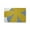 Mustard Yellow, variant on 24" 36" Simply Daisy Bold Flower Modern & Contemporary Chenille Area Rug, Apple Green