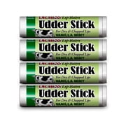 Dr. Hess Udder Stick Lip Balm, Vanilla Mint, 4 Count