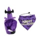 thumbnail image 3 of Disfraz de Halloween para mascotas, accesorios para perros, conjunto de sombrero y pañuelo, resistente, creativo y elegante. Púrpura S, 3 of 9