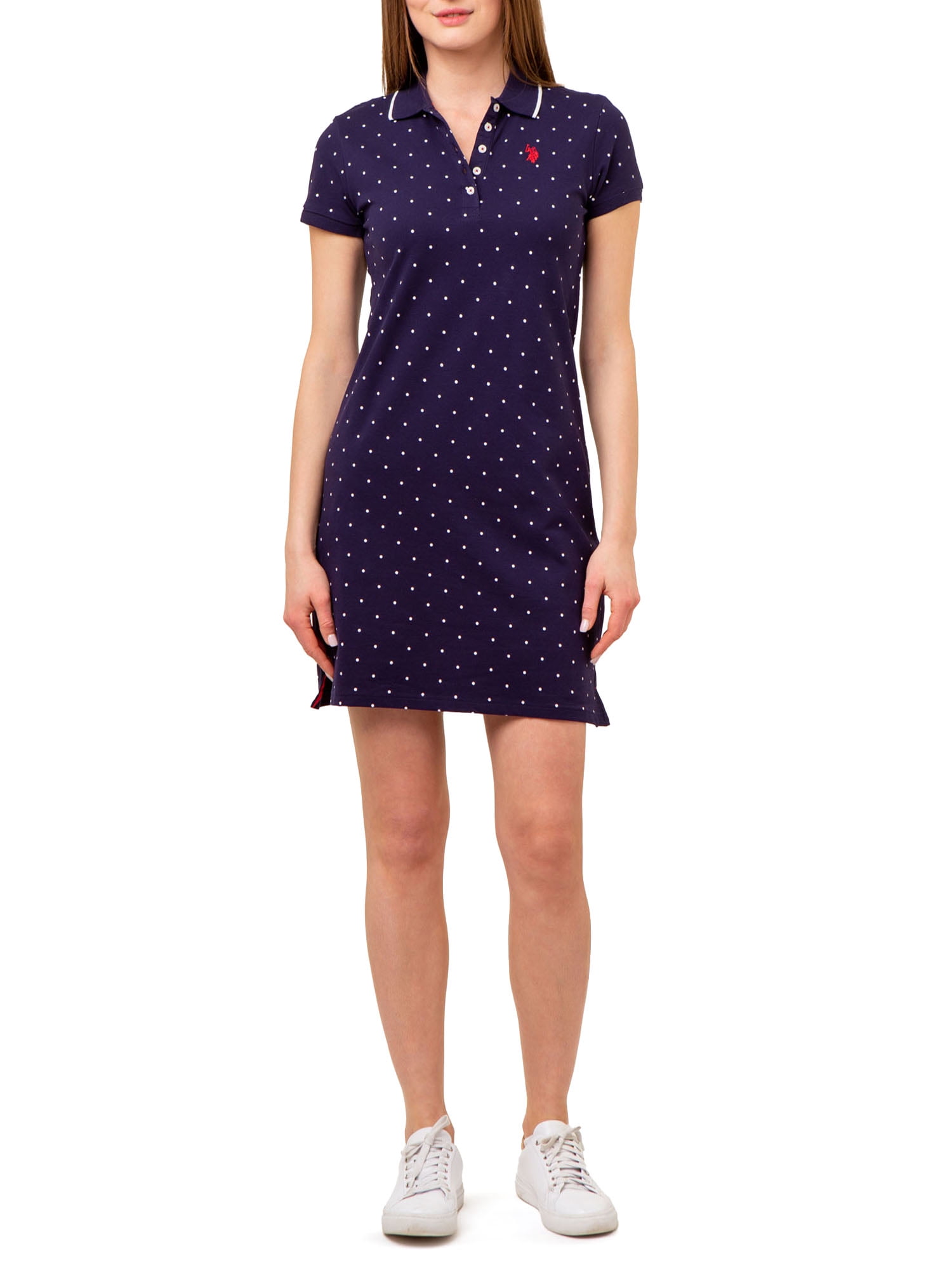U.S. Polo Assn. Women's Dot Polo Dress