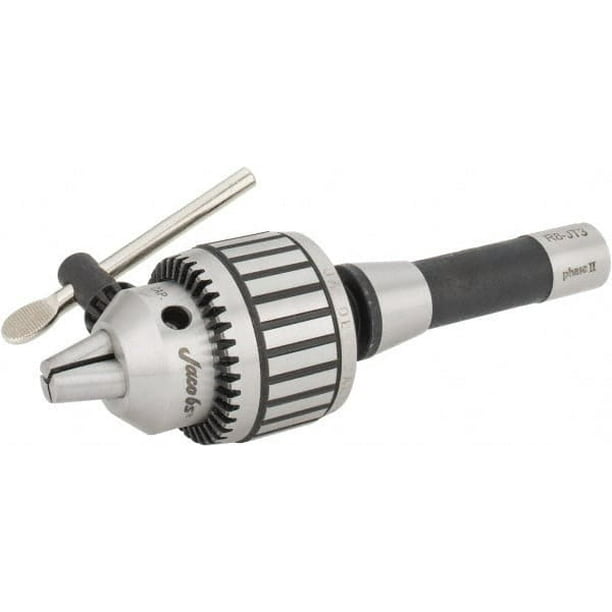 Jacobs JT3, 0 to 1/2" Capacity, Tapered Mount Drill Chuck Keyed, R8