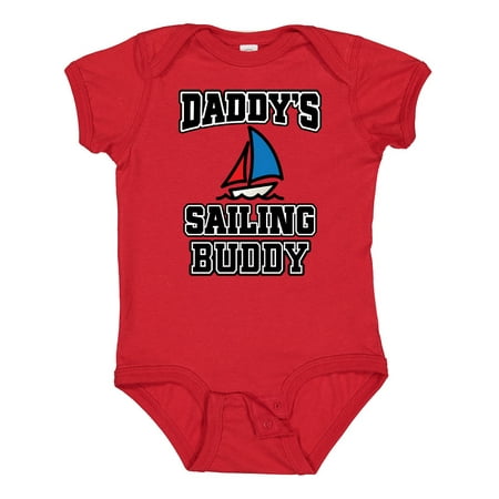

Inktastic Daddy Sailing Buddy Sailboat Gift Baby Boy or Baby Girl Bodysuit