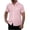 Pink, variant on Men's Oversized Cotton Summer T-Shirts Casual Solid Short Sleeve V-Neck Button With Pocket Summer Classic Cotton T Shirts - Sky Blue∣XL