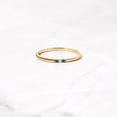 thumbnail image 2 of Sapphire Ring Minimalist Ring Gold Over 925 Sterling Silver Rings, 2 of 5