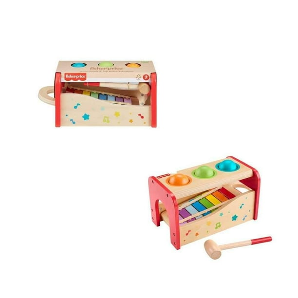 Juguete para Bebés Fisher Price Mesita de Actividades Sorpresa de Madera