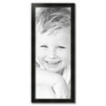 thumbnail image 2 of ArtToFrames 15" x 38" Honors Black with Silver Picture Frame, 15x38 inch Black Wood Poster Frame (WOM-5157), 2 of 7