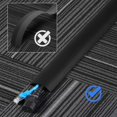 thumbnail image 4 of Cubrecables de suelo ZhiYo de 1,2 m para gestión de cables, negro, 4 of 6