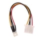 thumbnail image 2 of Cable de alimentación Cable adaptador de unidad de disquete Conector de disquete de 4 clavijas Hugo Cable de alimentación del núcleo de cobre, 2 of 6