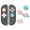 Pink Blue, variant on Thumb Grips & Button Caps Set Compatible with Nintendo Switch 2 – Silicone Joystick Caps and Button Covers, Cute & Comfortable Controller Accessories-Pink Blue
