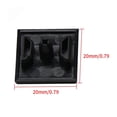 thumbnail image 3 of 10Pieces ABS Aluminium Extrusion Plugs 4.2mm V Slot Hole Protective Caps For 2020 Profile 3D Printer Parts Safety Enhancement, 3 of 4