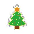thumbnail image 1 of Molde de acero inoxidable para galletas navideñas, árbol de Navidad, Papá Noel, copo de nieve, 1 of 4