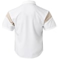 thumbnail image 1 of Playeras Y Camisas Para Hombre Camisa de seda de hielo de verano para hombre Camisa de manga corta suelta casual de mangas (White, M), 1 of 4