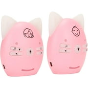 LANFENG Audio Baby Monitor, 2 Way Talk Long Range Baby Monitor with Night Light, 1 Parent Unit, Built in Music, Two Way Intercom