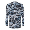 thumbnail image 2 of Gillz Contender Series Men's Long Sleeve UV Fishing Shirt, Powder Blue, UPF 50+, 172 GSM, 2 of 3