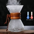 thumbnail image 4 of Pour Over Coffee Maker with Double-layer Stainless Steel Filter, Coffee Dripper Brewer & Glass Coffee Pot, High Heat Resistant Decanter, 4 of 8