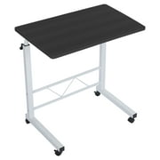 Relanfenk Computer Desk, Home Office Desk Can Be Lifted and Lowered, Mobile Bedside Table, Writing Desk,Portable Standing Desk, Laptop Table, Notebook Stand, Reading Holder