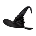 thumbnail image 1 of Sombrero de puntiaguda, accesorio de disfraz de personaje, mago, , mujer, hombre, sombrero para Sin colgante Zulema Sombrero negro, 1 of 7
