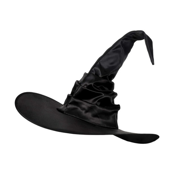 Sombrero de puntiaguda, accesorio de disfraz de personaje, mago, , mujer, hombre, sombrero para Sin colgante Zulema Sombrero negro