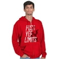 thumbnail image 4 of Popeye The Sailor Man Push Yer Limits Zip Up Hoodie Men's Women's Brisco Brands L, 4 of 5
